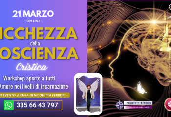 Ricchezza della Coscienza Cristica evento